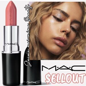 MAC $ellout Lustreglass Lipstick (OG FORMULA) Sheer Warm Baby Pink